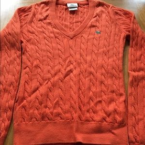 Lacoste Orange Sweater